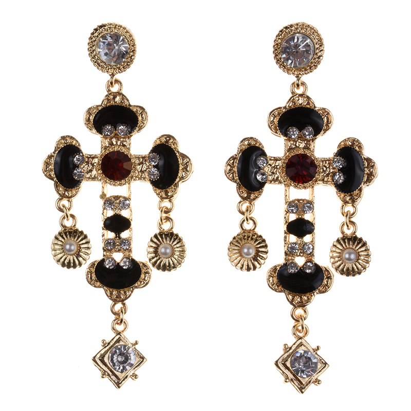 Ethnic Indian Fashion - ต่างหูแฟชั่นสไตล์บาโรกแบบใหม่ ปี 2026 ลายชนเผ่า สำหรับผู้หญิง สไตล์อินเดีย