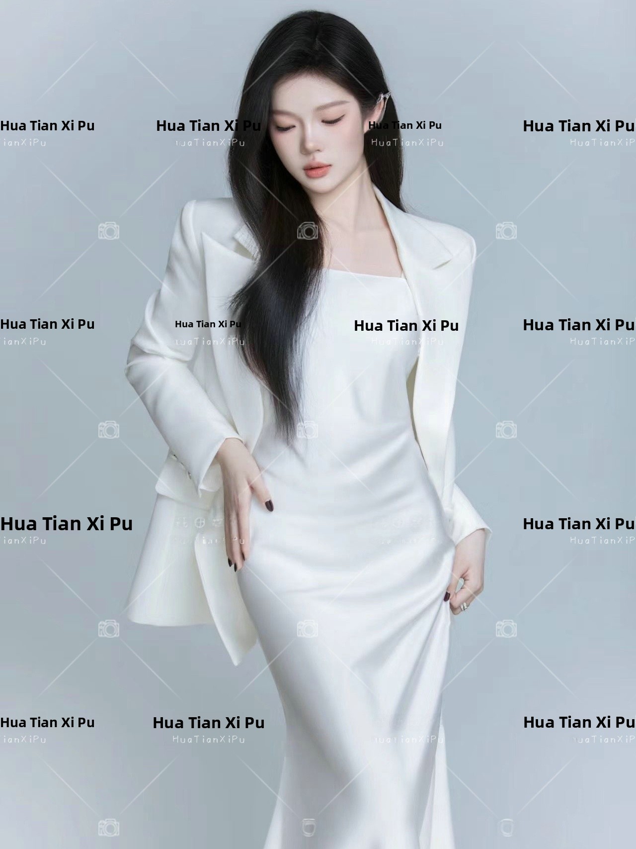 Ethnic Fashion Magazine - 24 สตูดิโอ นิตยสารแฟชั่นธีมชุดสูทสีขาวใหม่ ภาพถ่ายบุคคล ภาพพอร์เทรต ศิลปะการถ่ายภาพ