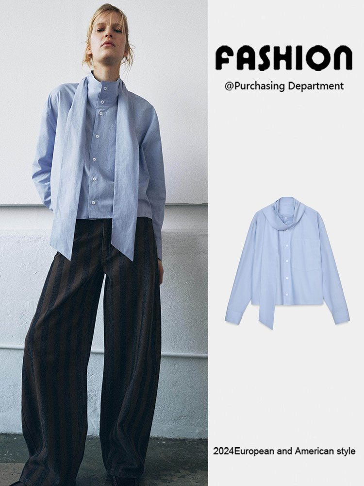 New Ethnic Fashion - เสื้อเชิ้ตแฟชั่นผู้หญิงคอลเลคชั่นใหม่รับฤดูใบไม้ผลิ แขนยาว คอสูง แต่งโบว์ ดีไซน์หลากหลาย สวยสง่า