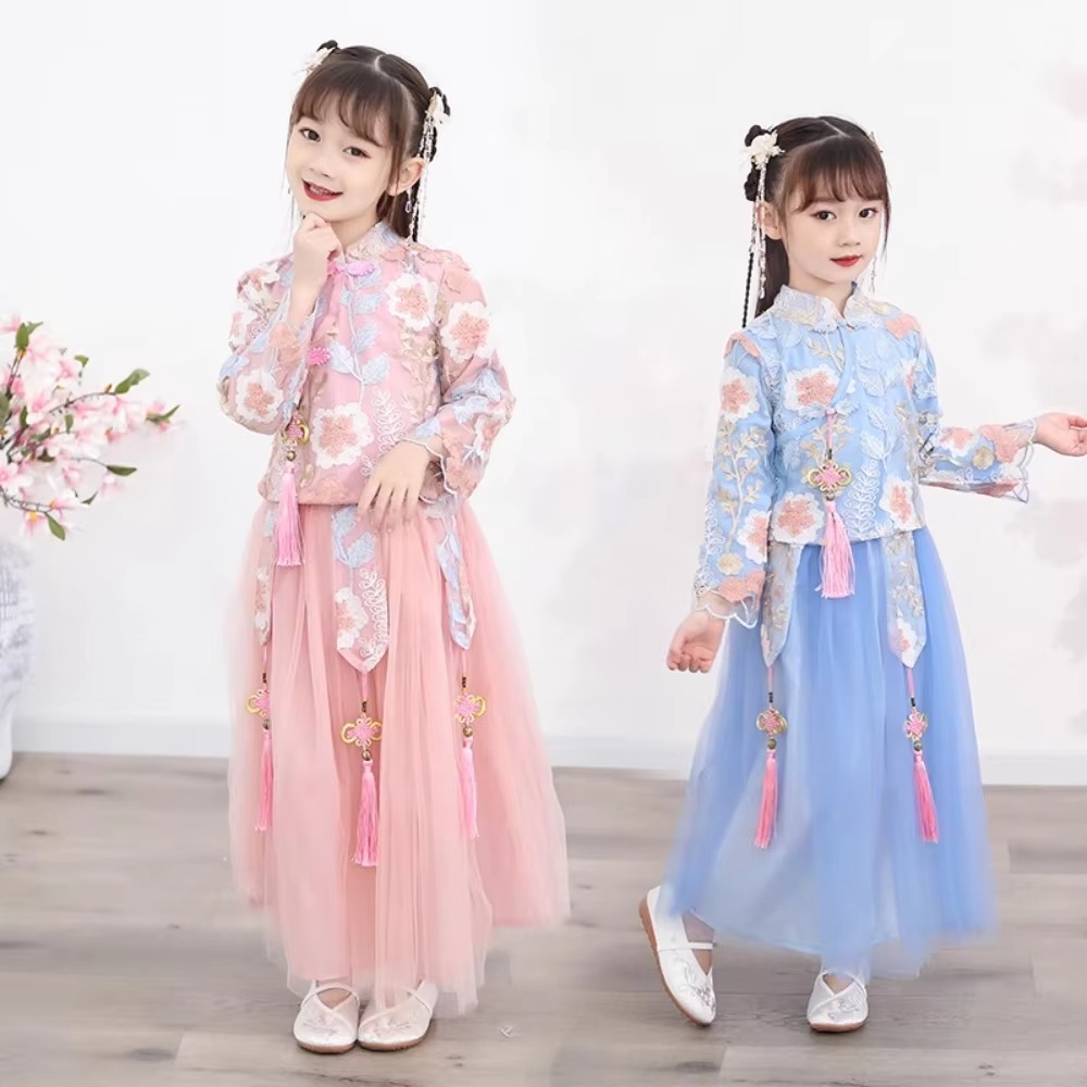 เสื้อผ้าเด็กผู้หญิงชุดเด็กชุด  - Fashion Show Ethnic Wear บทวิจารณ์และราคา