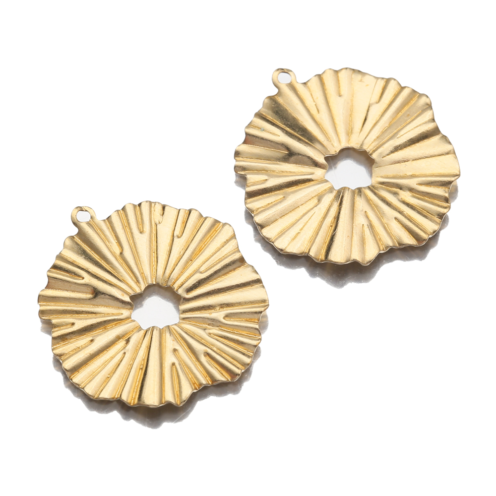 20ชิ้น/ล็อตทองเหลือง Sun ดอกไม - Ethnic Fashion Jewellery บทวิจารณ์และราคา