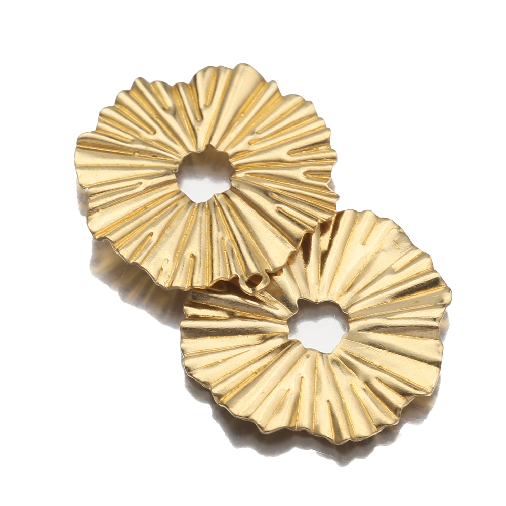 20ชิ้น/ล็อตทองเหลือง Sun ดอกไม - Ethnic Fashion Jewellery บทวิจารณ์และราคา