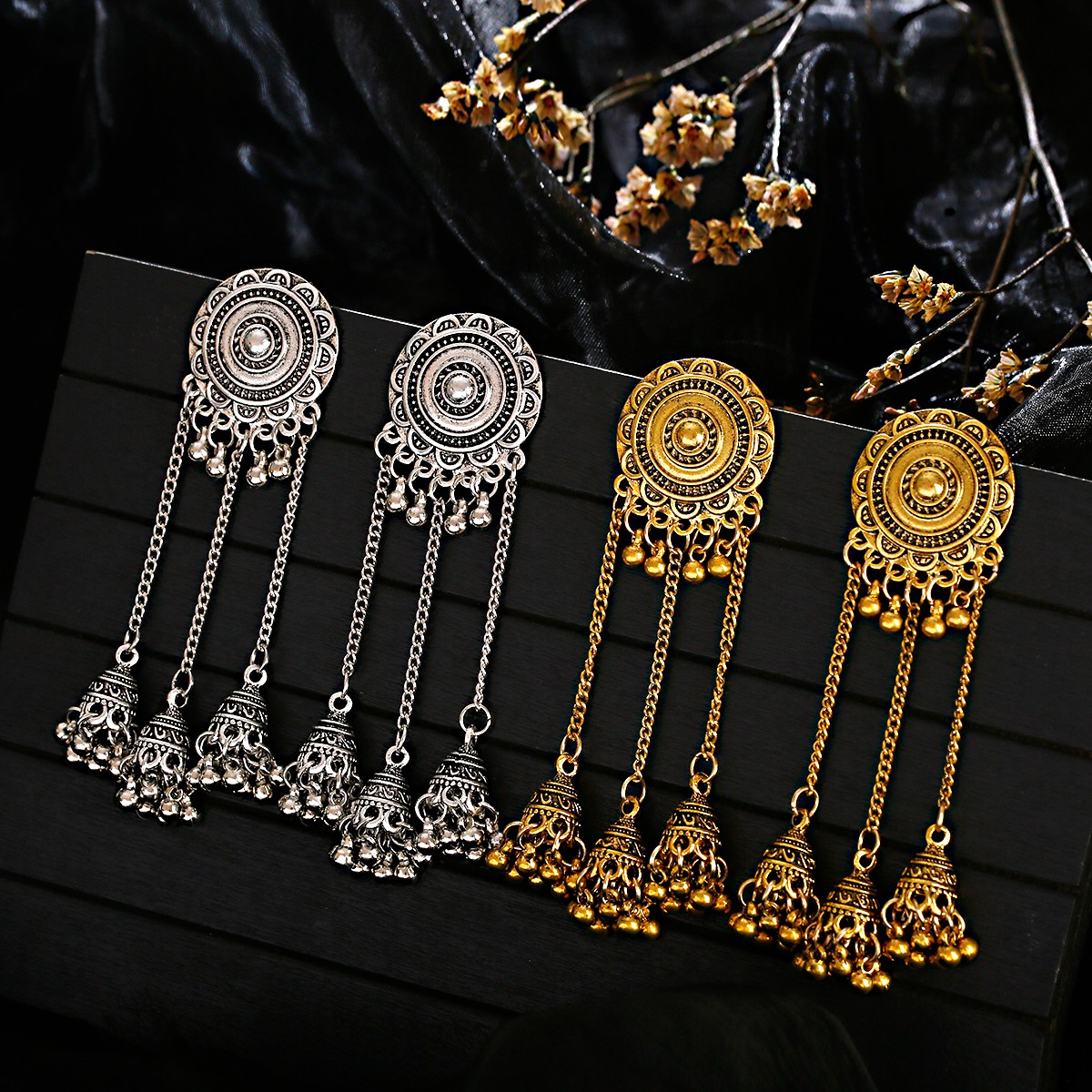 ชาติพันธุ์ Vintage รอบดอกไม้ยา - Ethnic Indian Fashion บทวิจารณ์และราคา