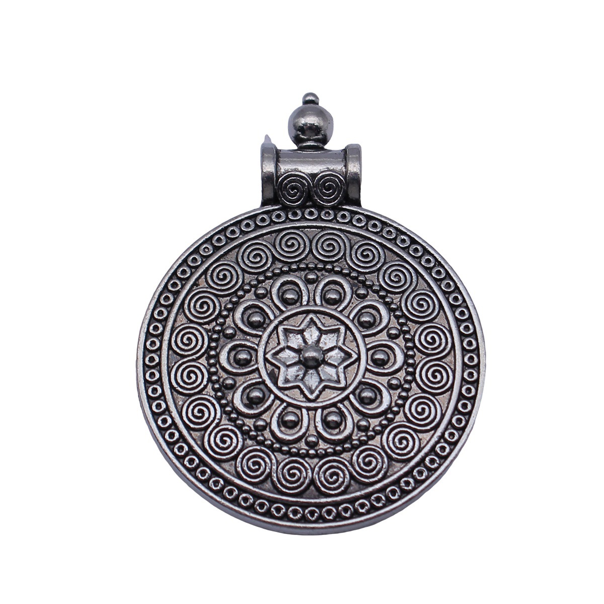 จี้ห้อยคอสไตล์โบฮีเมียนลายแมนด - Ethnic Fashion Jewellery บทวิจารณ์และราคา