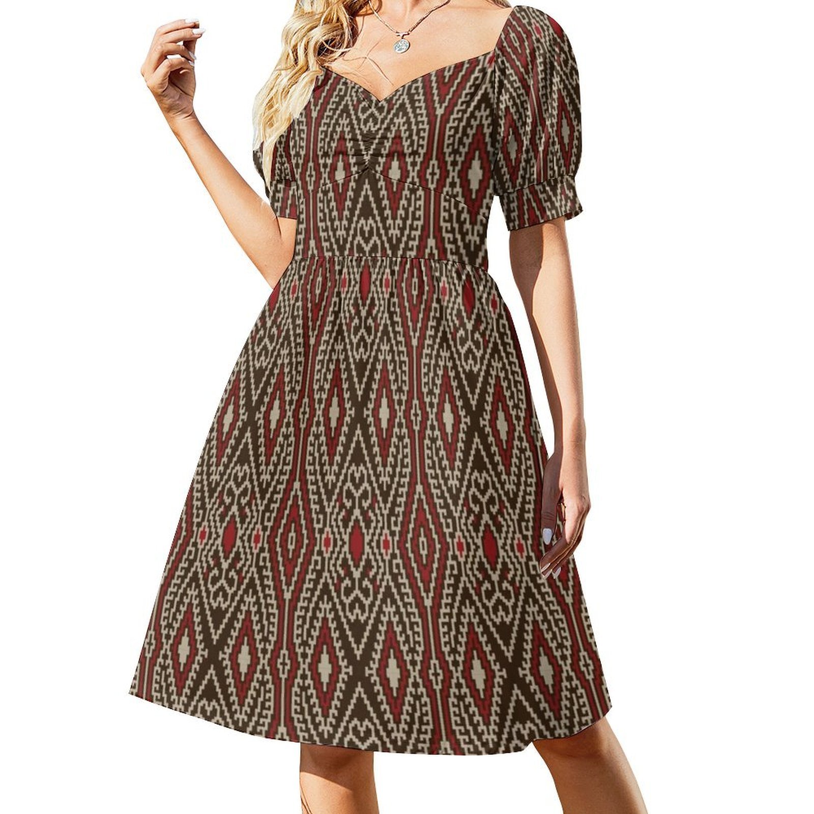 ชุดเดรสลายชนเผ่าฟิลิปปินส์แบบท - Ethnic Fashion Philippines บทวิจารณ์และราคา