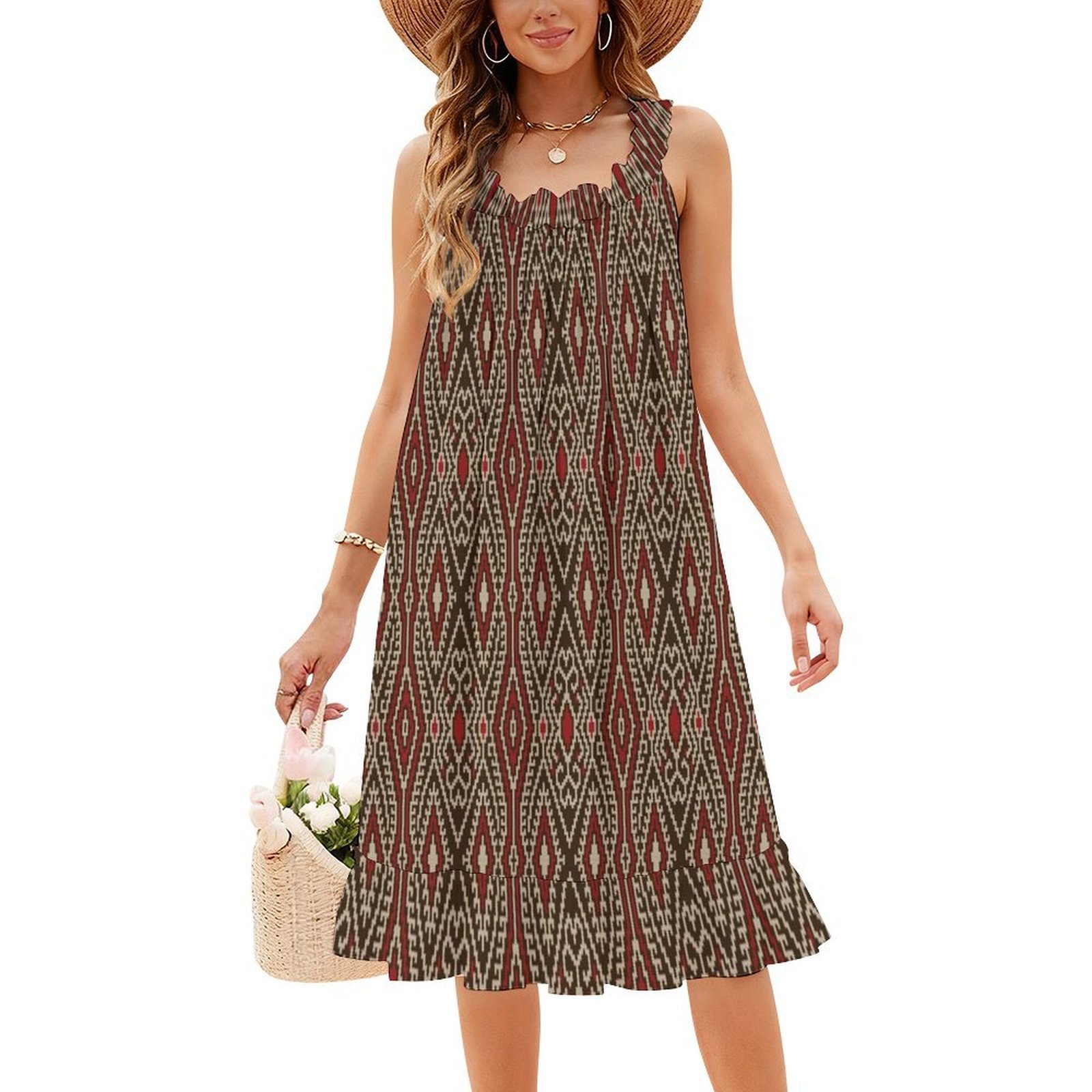 ชุดเดรสลายชนเผ่าฟิลิปปินส์แบบท - Ethnic Fashion Philippines บทวิจารณ์และราคา