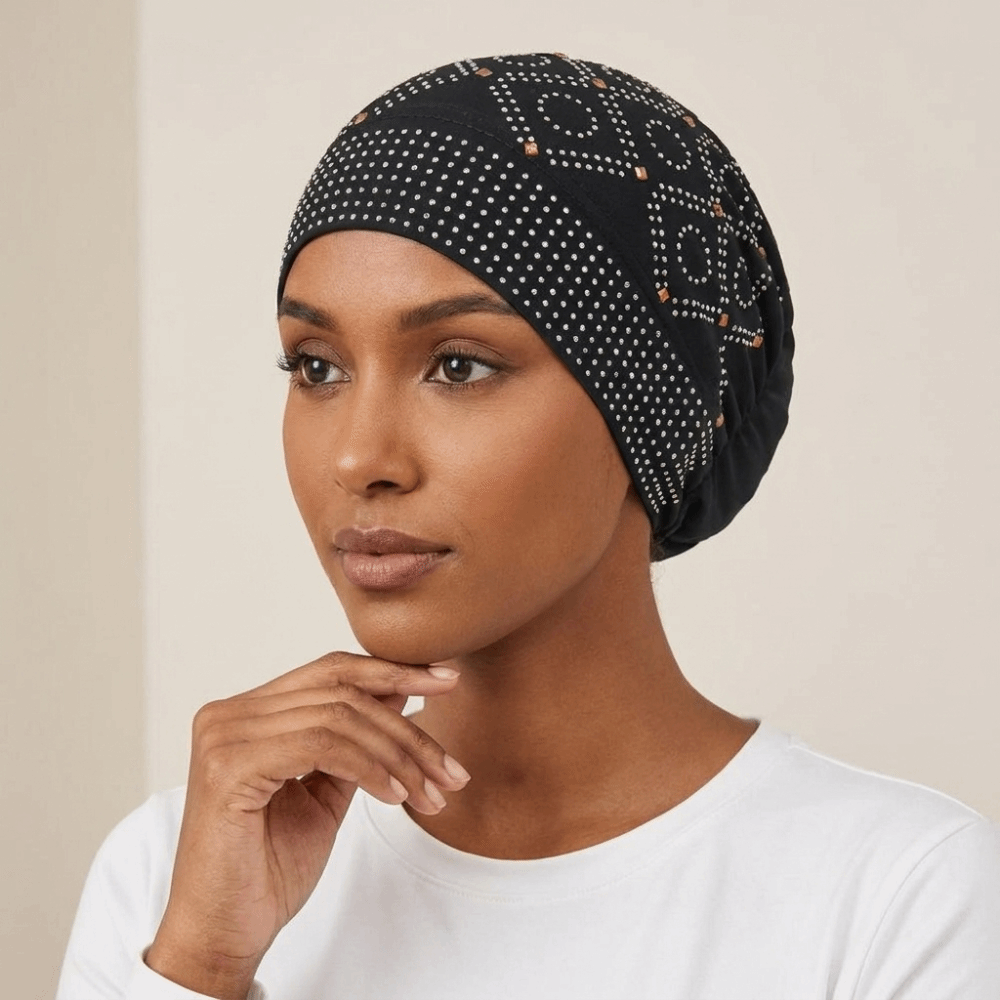 หมวกผ้าโพกหัวประดับเพชรเทียม แ - Ethnic Indian Fashion บทวิจารณ์และราคา