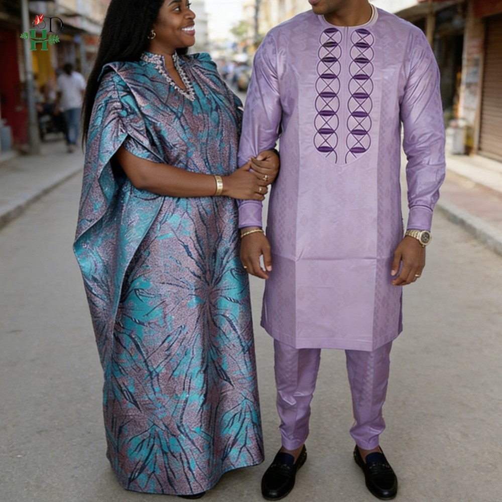 ชุดแอฟริกัน H&D สำหรับคู่รัก ส - Boubou Men Africa บทวิจารณ์และราคา