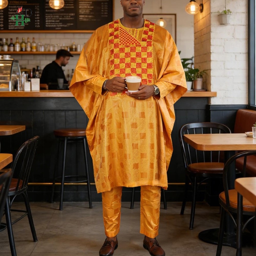 ชุดเสื้อผ้าแอฟริกันแบบดั้งเดิม - Boubou Men Africa บทวิจารณ์และราคา