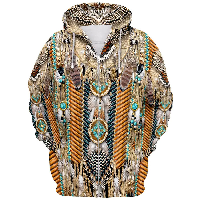 เสื้อฮู้ดพิมพ์ลาย 3 มิติ สไตล์ - Fashion Ethnic Indian Clothing บทวิจารณ์และราคา
