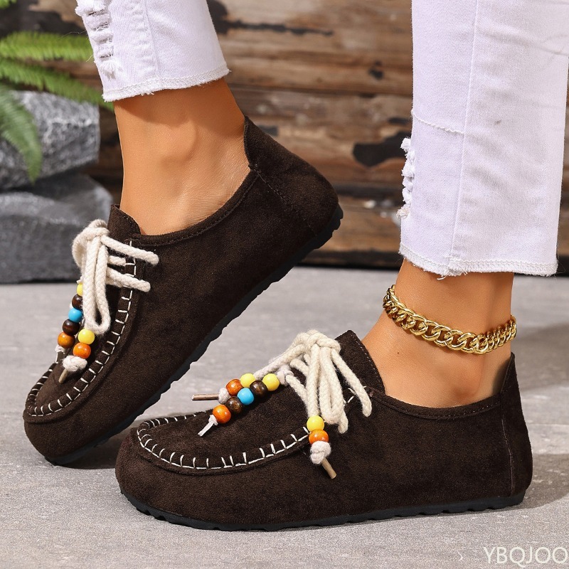 รองเท้าโลฟเฟอร์ผู้หญิงสไตล์ลำล - New Ethnic Fashion บทวิจารณ์และราคา