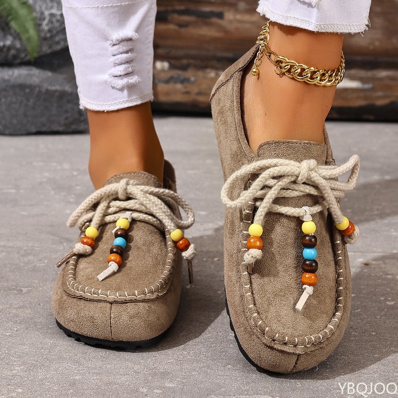 รองเท้าโลฟเฟอร์ผู้หญิงสไตล์ลำล - New Ethnic Fashion บทวิจารณ์และราคา