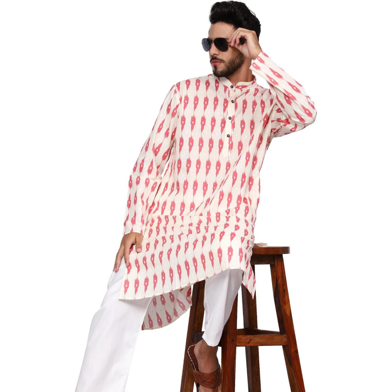 ชุดคุर्ตาผ้าฝ้ายแท้สำหรับผู้ชา - Kurta Men Cotton บทวิจารณ์และราคา