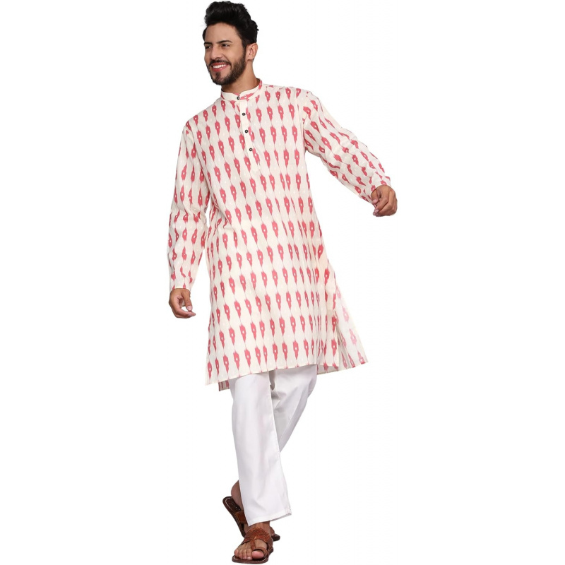 ชุดคุर्ตาผ้าฝ้ายแท้สำหรับผู้ชา - Kurta Men Cotton บทวิจารณ์และราคา