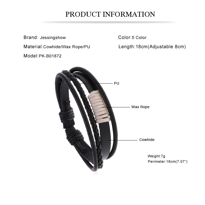 สร้อยข้อมือหนังแท้ปี 2025 สำหร - Ethnic Fashion Pk บทวิจารณ์และราคา