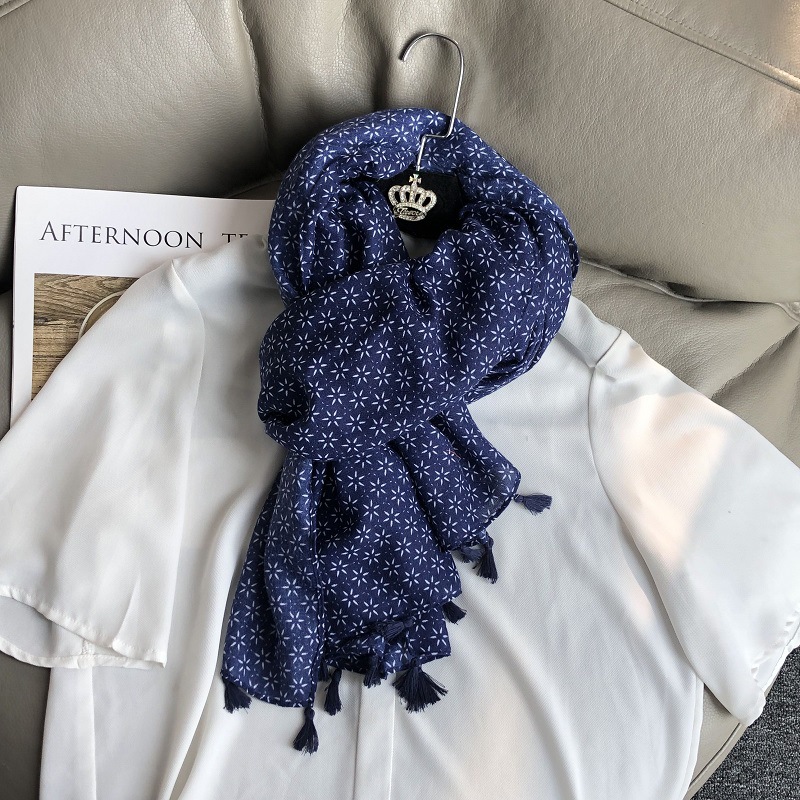 ผ้าพันคอฝ้ายลินินสไตล์ชนเผ่าวิ - New Ethnic Fashion บทวิจารณ์และราคา