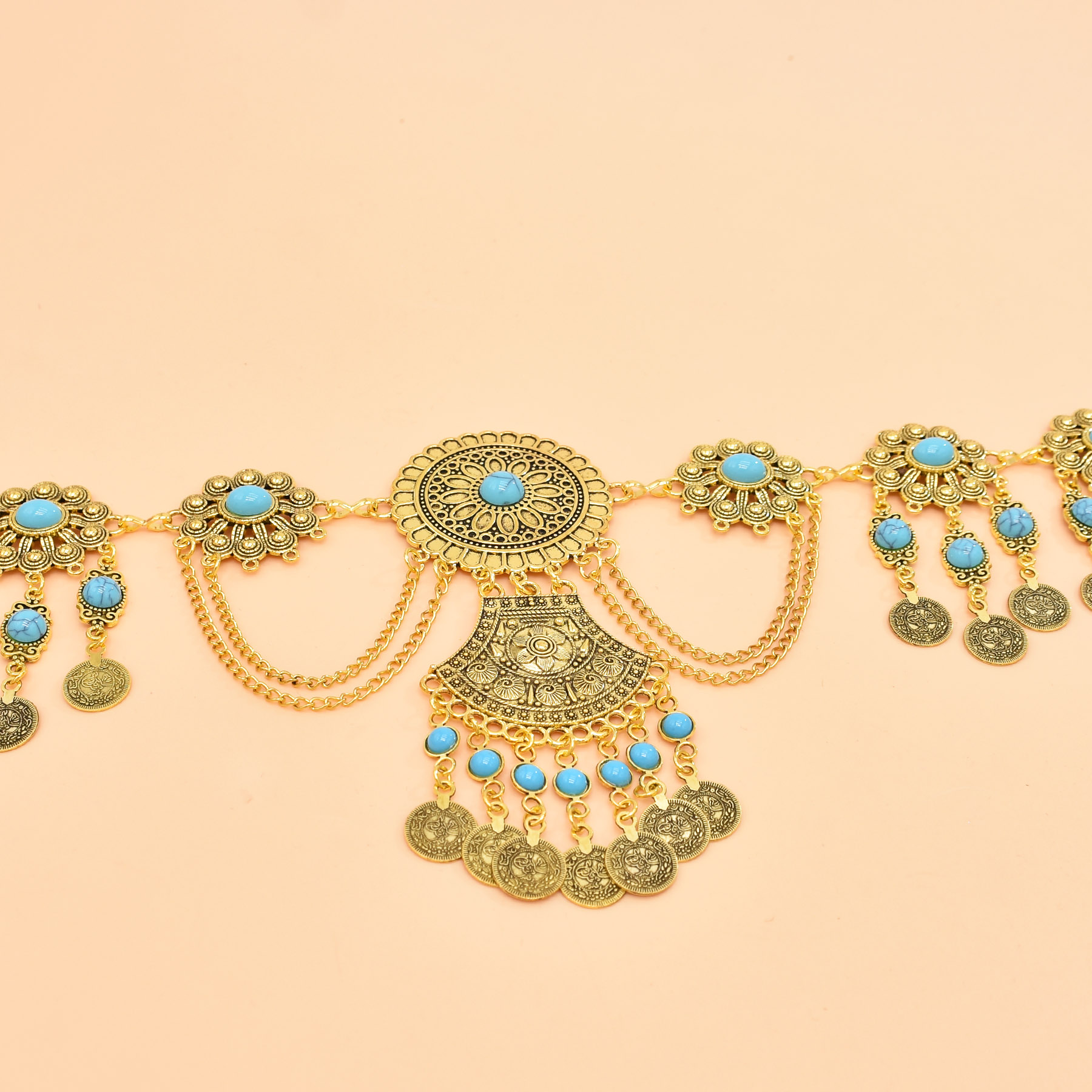 ชุดเดรสโลหะสไตล์ยิปซีอินเดียย้ - Ethnic Indian Fashion บทวิจารณ์และราคา