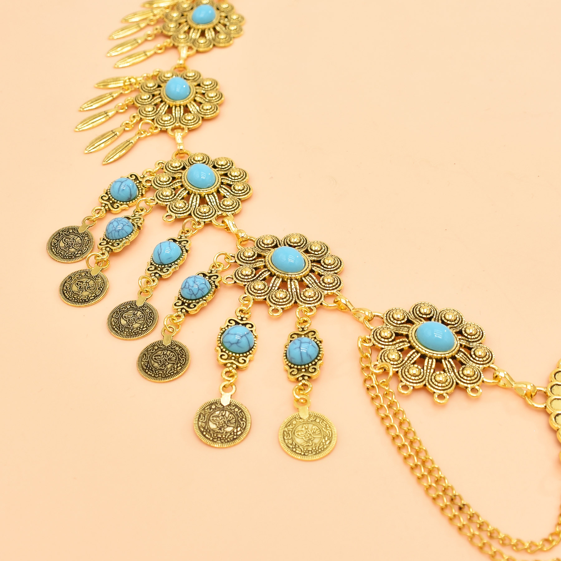 ชุดเดรสโลหะสไตล์ยิปซีอินเดียย้ - Ethnic Indian Fashion บทวิจารณ์และราคา