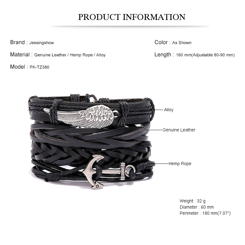 สายข้อมือหนังปีกถักแฮนด์เมดสุด - Ethnic Fashion Pk บทวิจารณ์และราคา