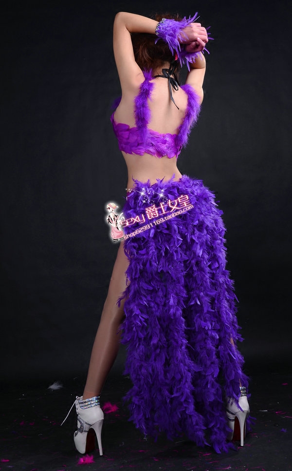 ชุดแสดงโชว์ขนนกหางยาวเซ็กซี่ แ - Fashion Show Ethnic Wear บทวิจารณ์และราคา
