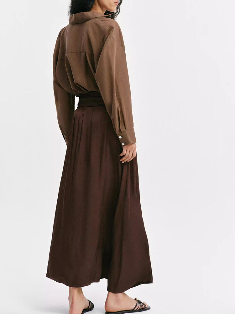 ฤดูร้อนใหม่กระโปรงมิดิของผู้หญ - New Ethnic Fashion บทวิจารณ์และราคา