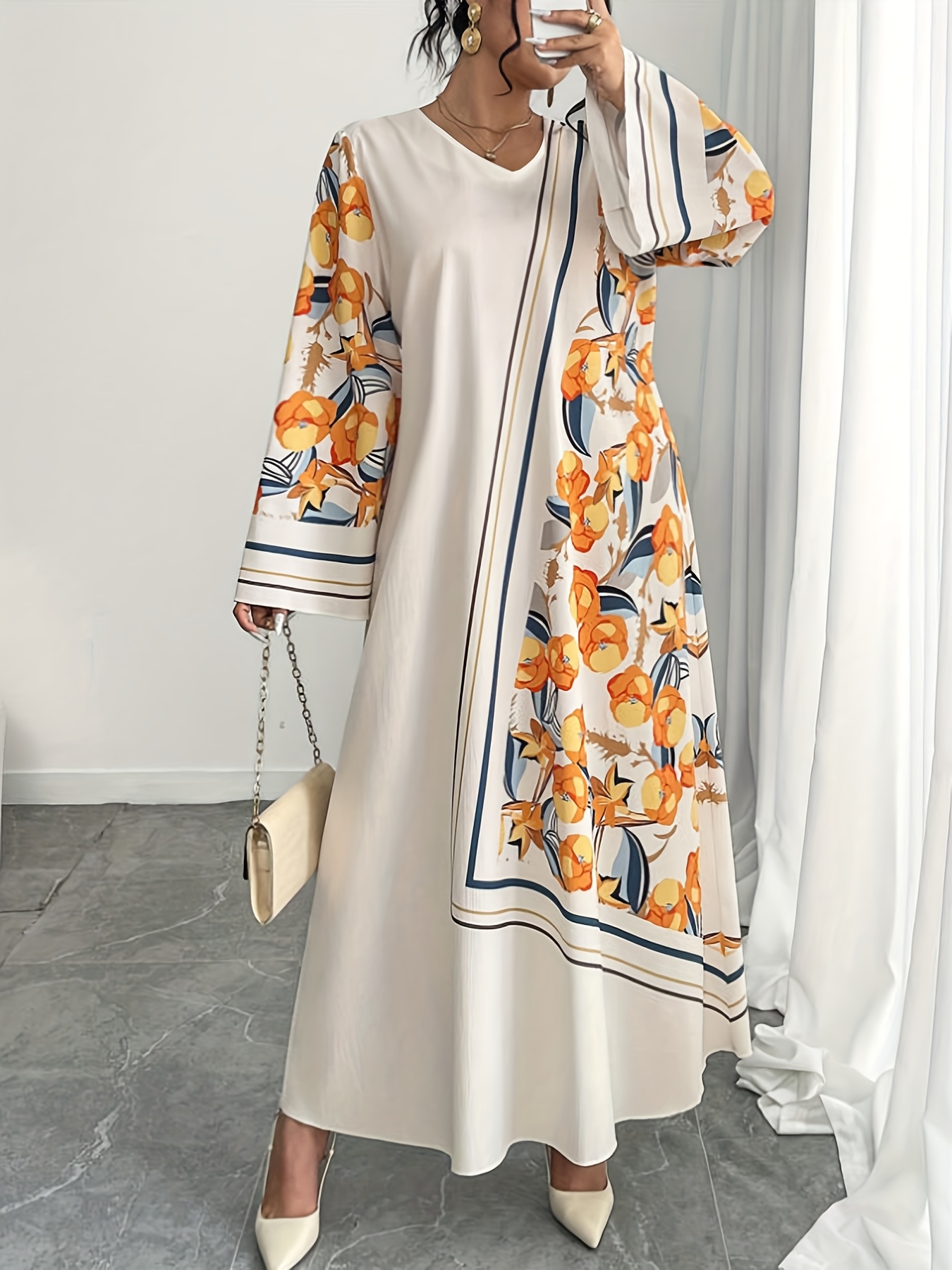 ชุดเดรสสไตล์ตะวันออกกลางสำหรับ - Ethnic Gown บทวิจารณ์และราคา