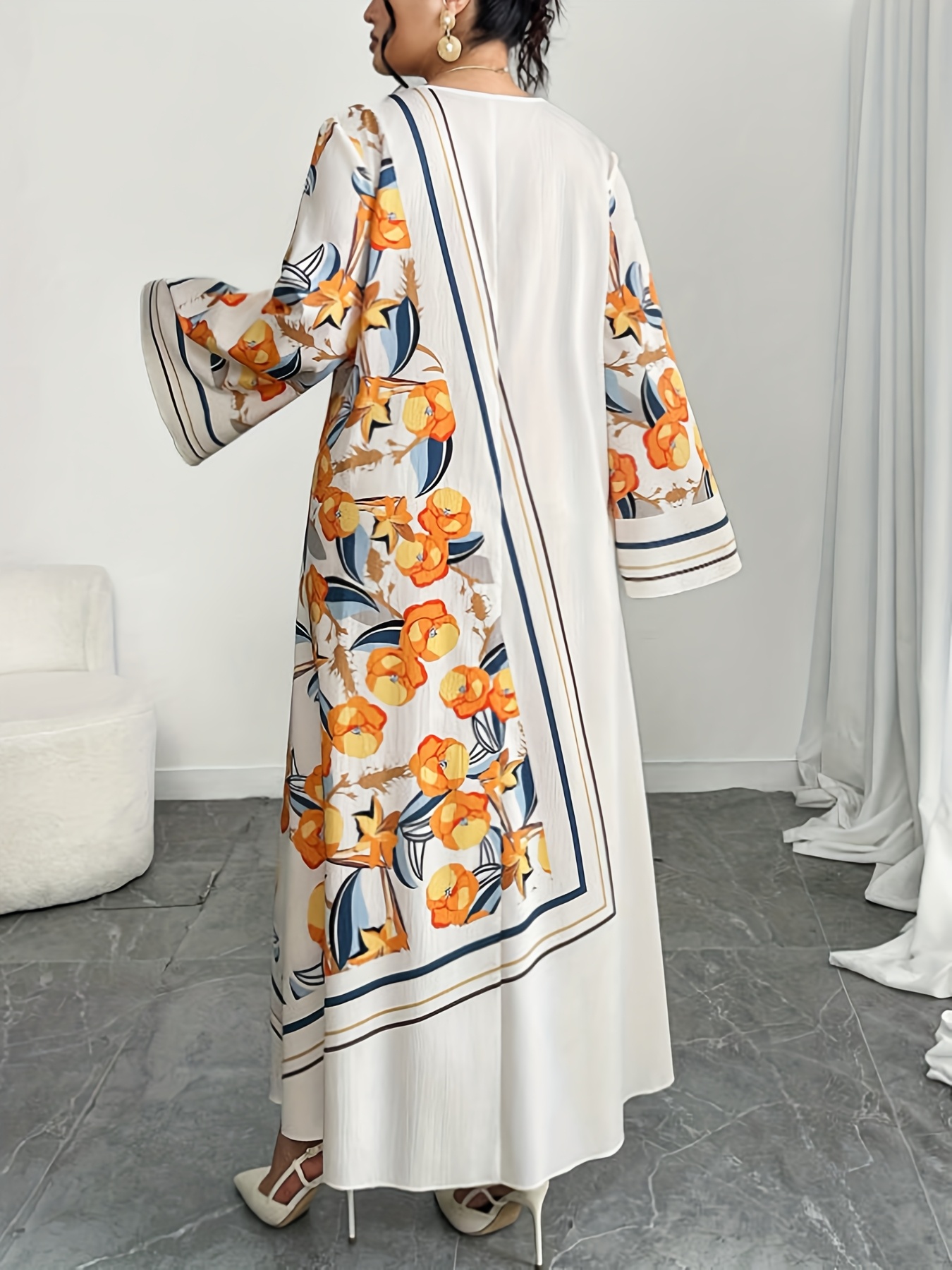 ชุดเดรสสไตล์ตะวันออกกลางสำหรับ - Ethnic Gown บทวิจารณ์และราคา