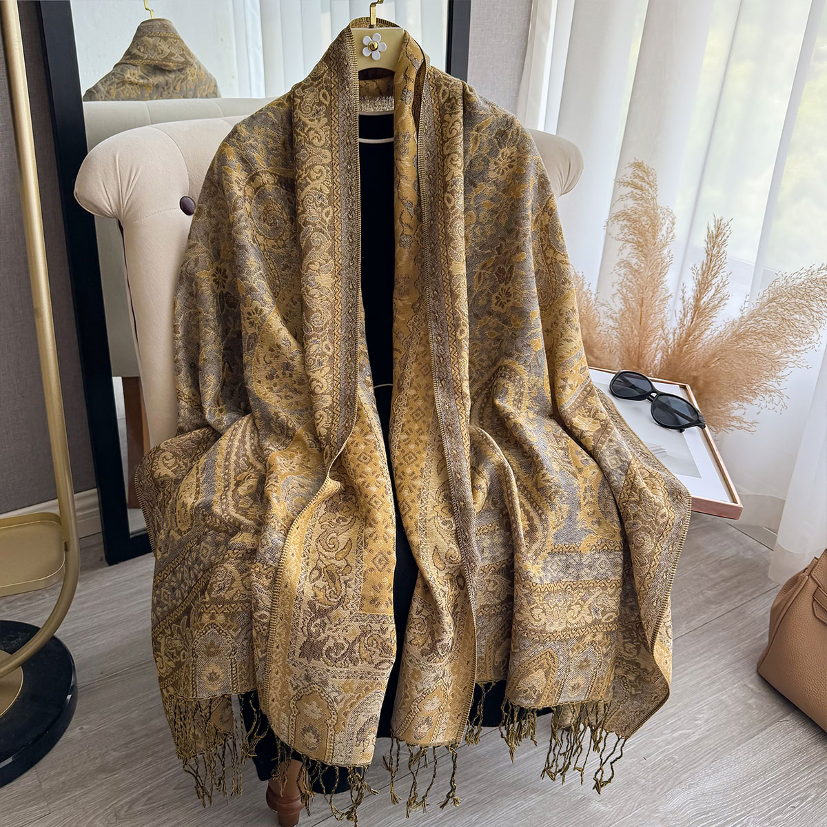 2025 พู่ผ้าห่มออกแบบสไตล์ชาติพ - New Ethnic Fashion บทวิจารณ์และราคา
