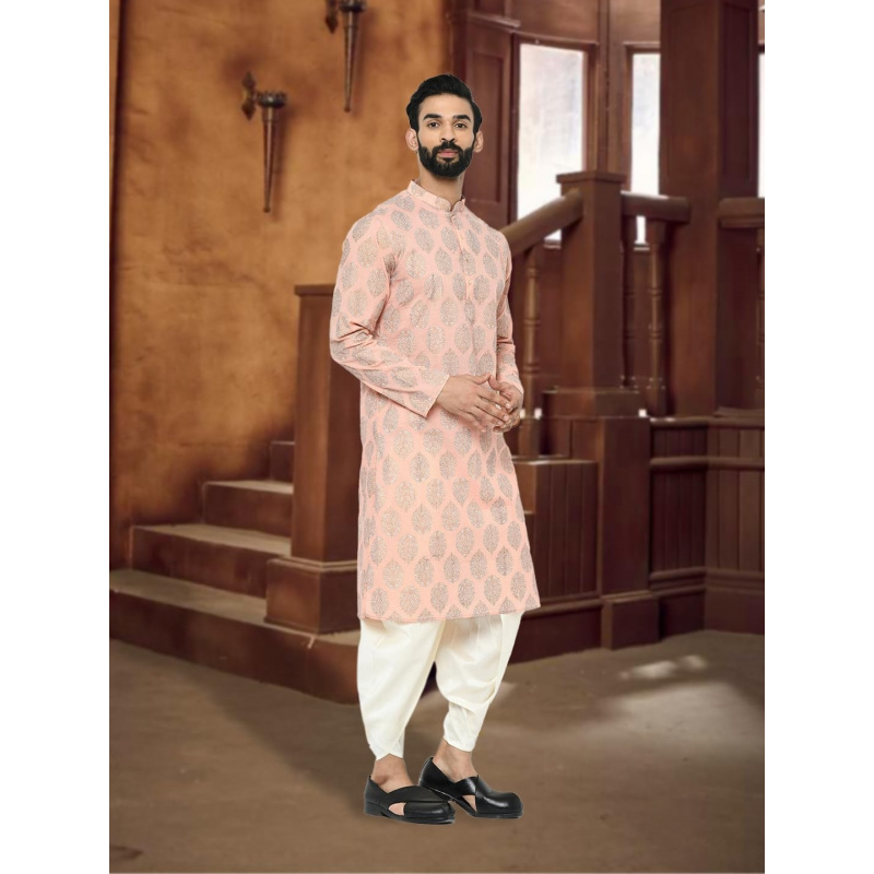 ชุดคุर्ตาผู้ชาย - เสื้อคลุมผ้า - Kurta Men Cotton บทวิจารณ์และราคา
