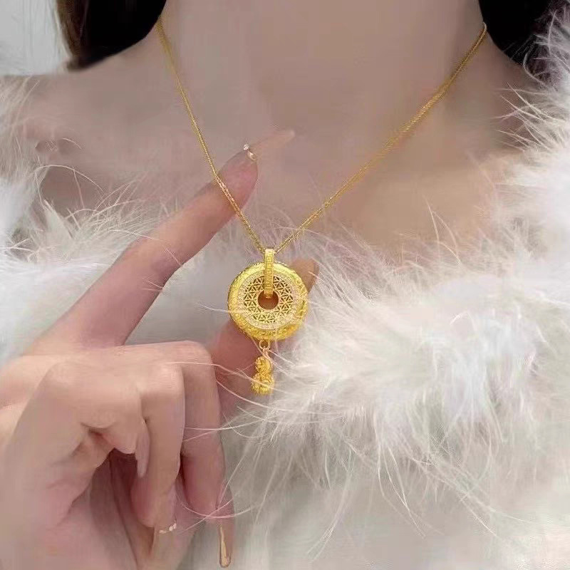 จี้ทอง 24K AU999 ของผู้หญิง โช - Ethnic Luxe Fashion บทวิจารณ์และราคา