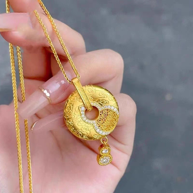 จี้ทอง 24K AU999 ของผู้หญิง โช - Ethnic Luxe Fashion บทวิจารณ์และราคา