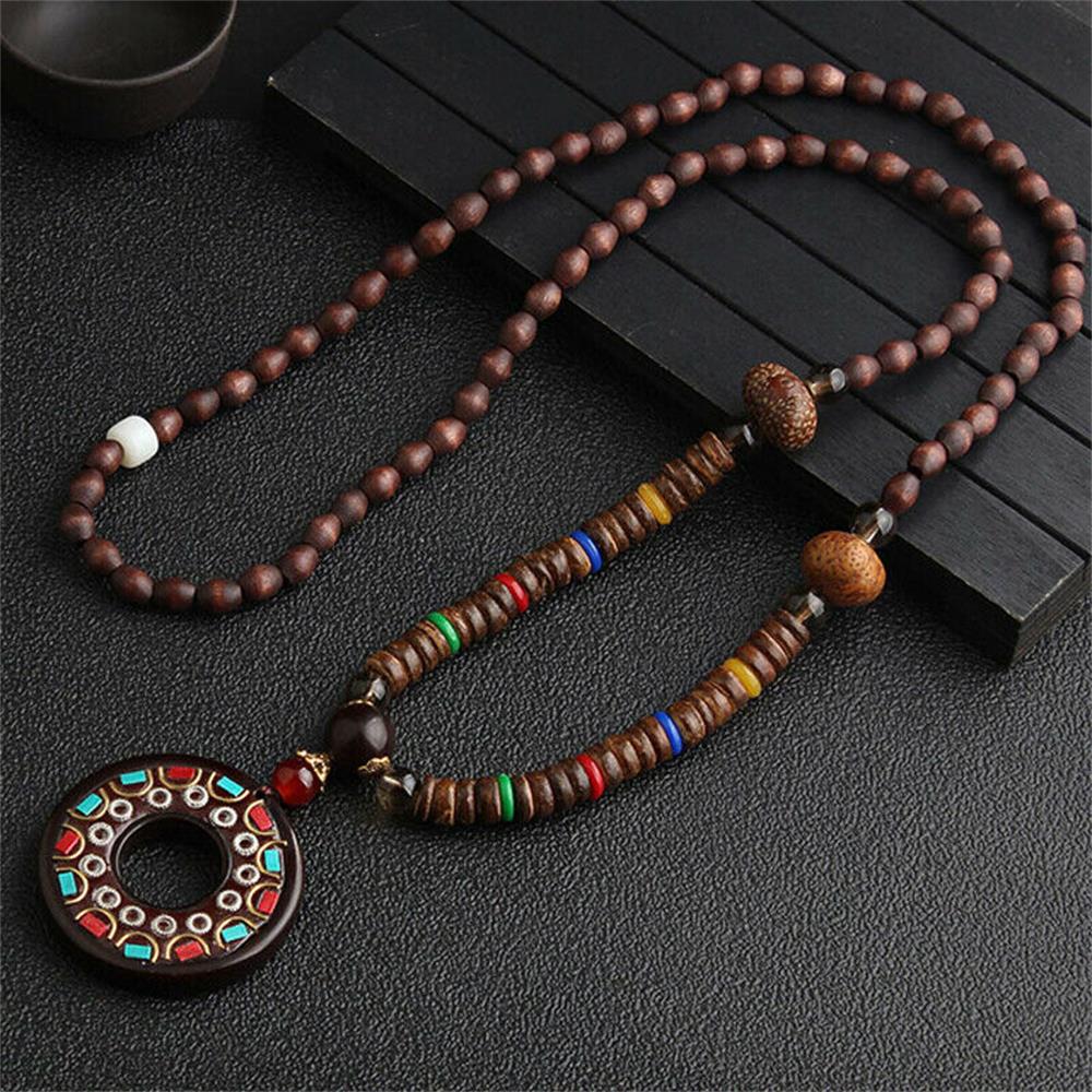 Handmade เนปาลสร้อยคอพุทธ Mala - Ethnic Fashion Show บทวิจารณ์และราคา