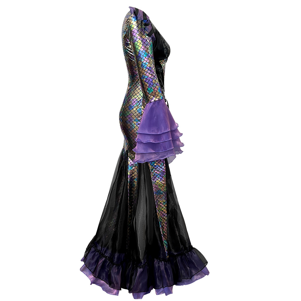ชุดเดรสยาวธีมเงือกดำสำหรับผู้ห - Ethnic Gown บทวิจารณ์และราคา